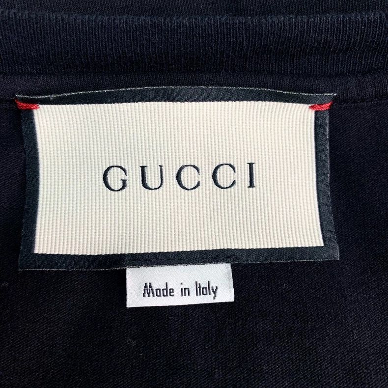 Gucci GucciBlack tiger head embroidered cotton round-neck long-sl Size US S / EU 44-46 / 1 - 6 Thumbnail