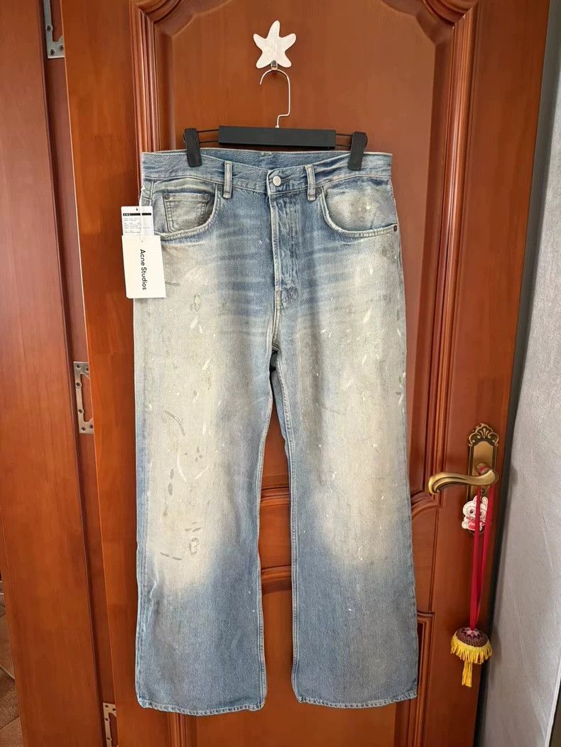 Acne Studios Acne Studios Paint wide-leg jeans Size US 32 / EU 48 - 1 Thumbnail
