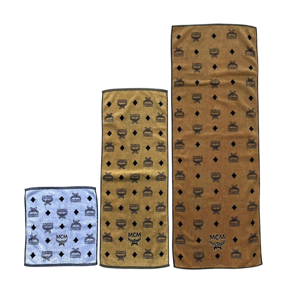 MCM Lot Of 3 Modern Creation Munchen MCM Cognac Visetos Towel Size ONE SIZE - 2 Thumbnail