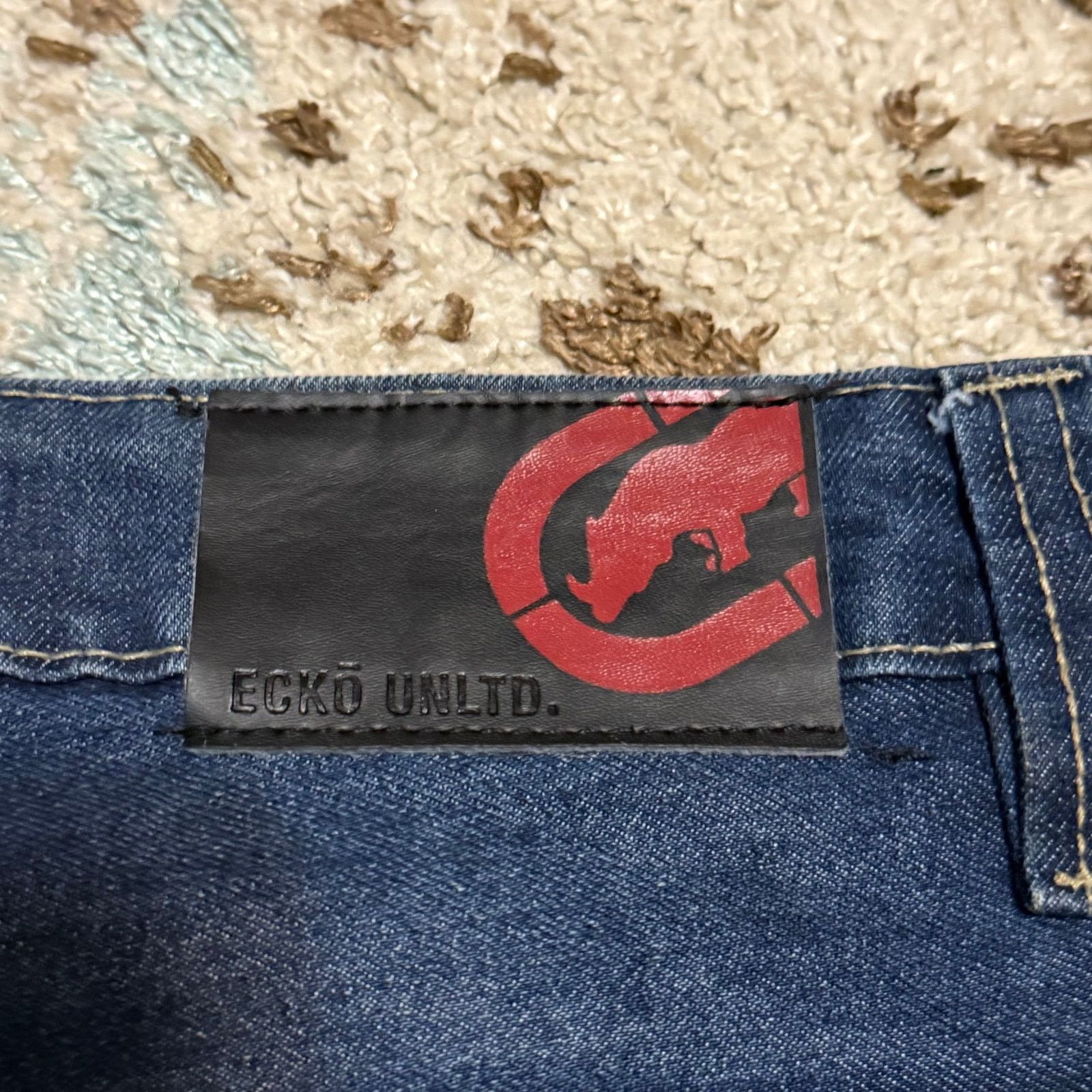 Ecko Unltd. Ecko Unltd Mens Relaxed Fit Jean Shorts Size 42 Y2K Size US 42 / EU 58 - 3 Thumbnail