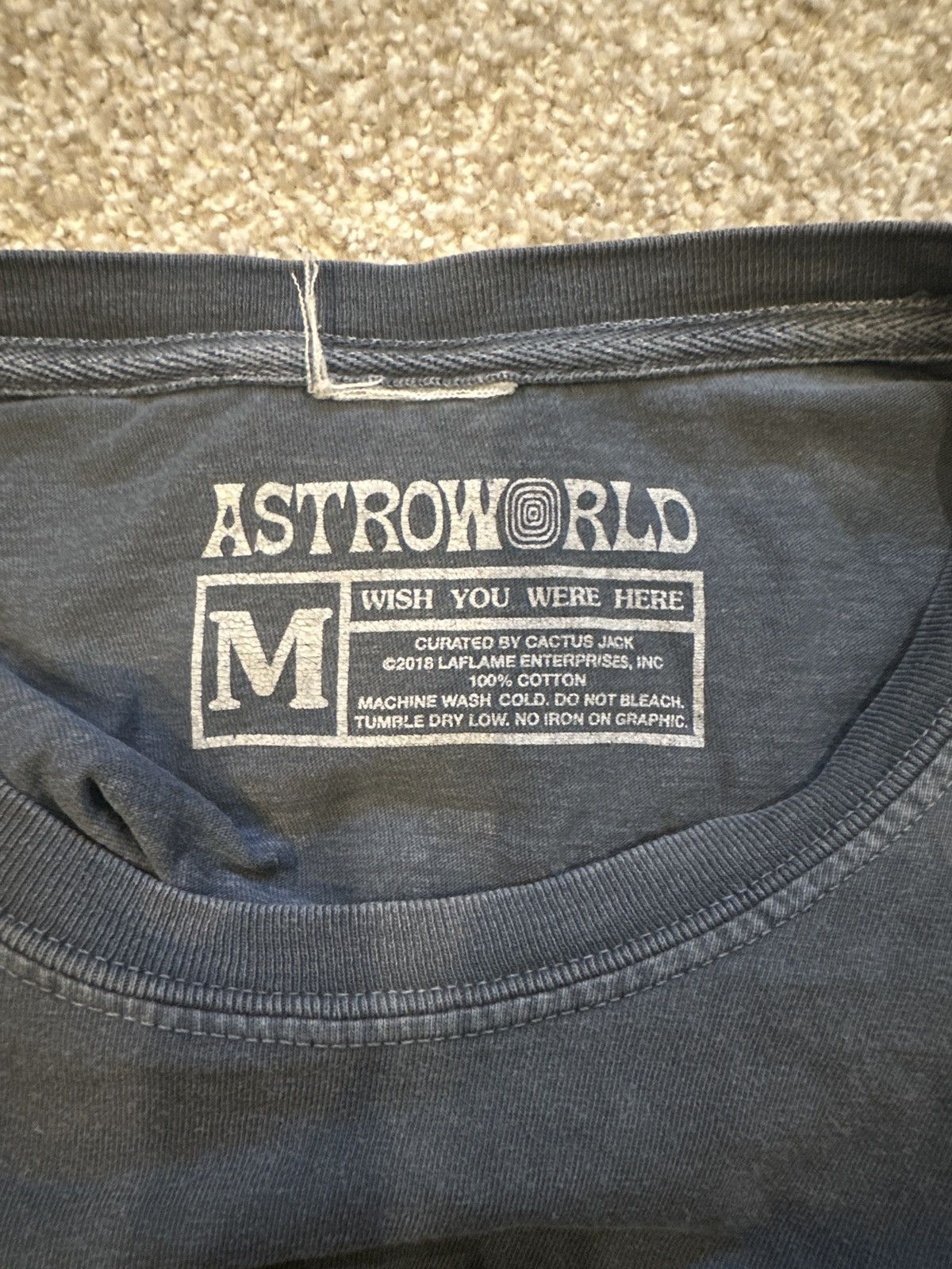 Travis Scott Astroworld Smile Tee Size US M / EU 48-50 / 2 - 3 Thumbnail