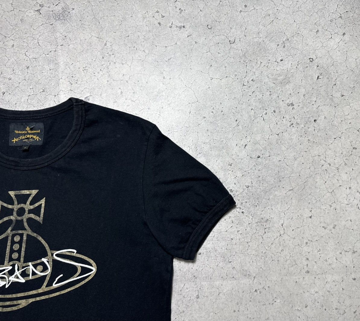 Vivienne Westwood Vivienne Westwood Anglomania Luxury T-Shirt Black Big Logo Size US M / EU 48-50 / 2 - 3 Thumbnail