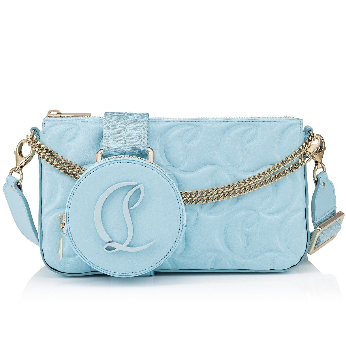 Christian Louboutin o1s1wg110225 Size: OS /Loubila Crossbody Bag in Blue Size ONE SIZE - 1 Thumbnail