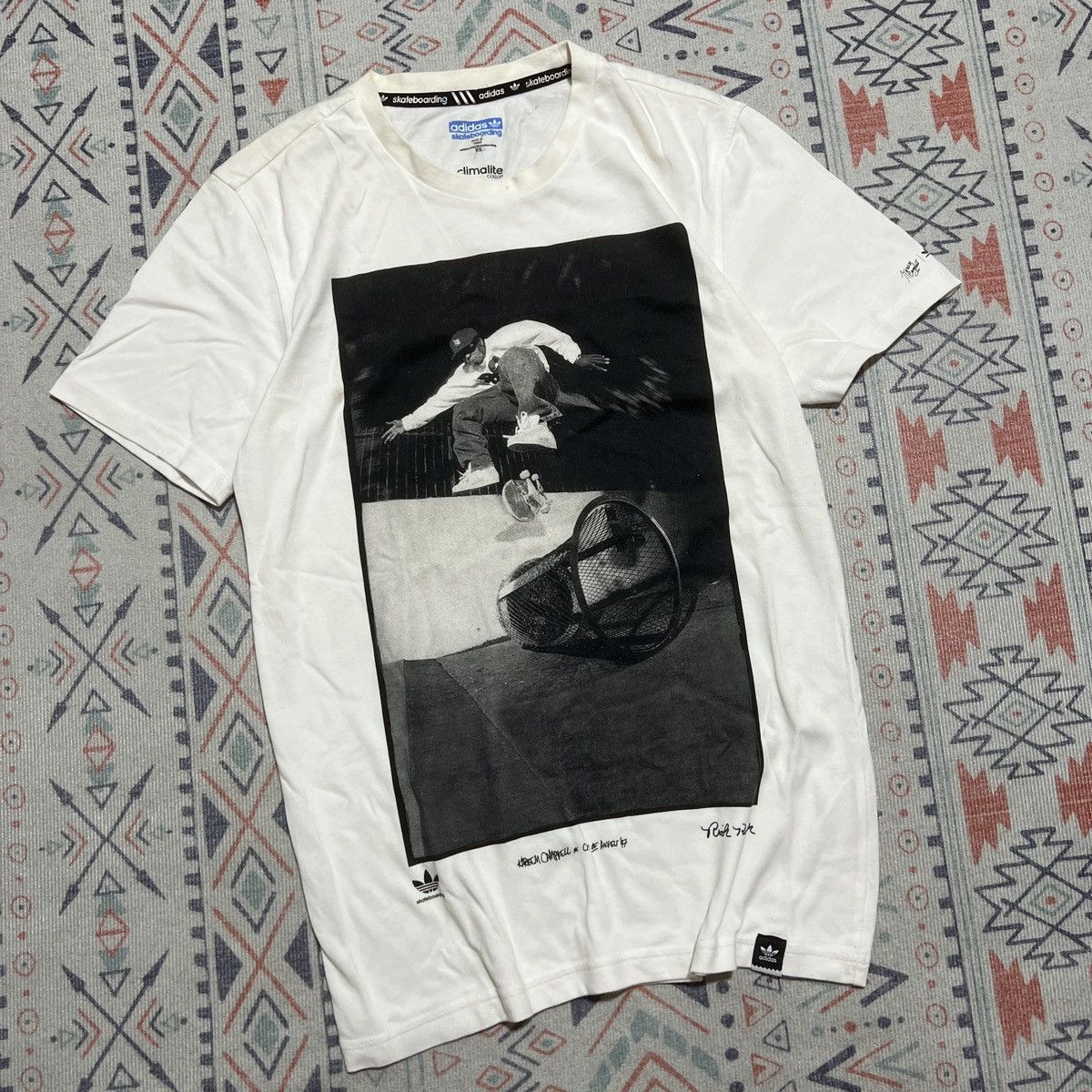Adidas Adidas Trefoil Skaterboarding x kareem Campbell Photo Tshirt Size US XS / EU 42 / 0 - 2 Thumbnail