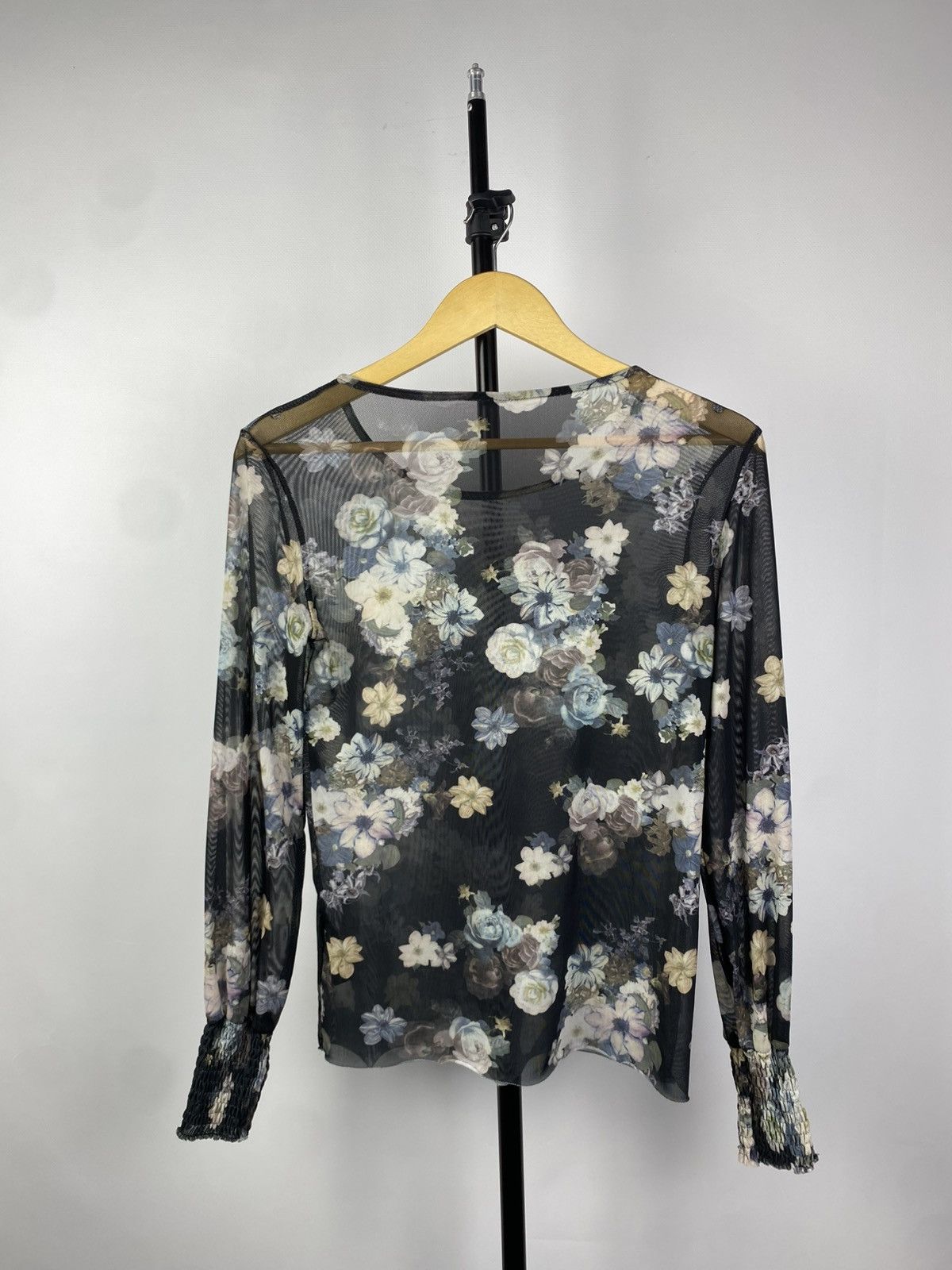 Designer × Japanese Brand × Vintage Save The Queen Jean Paul Gaultier Style Mesh Blouses Size M / US 6-8 / IT 42-44 - 4 Thumbnail
