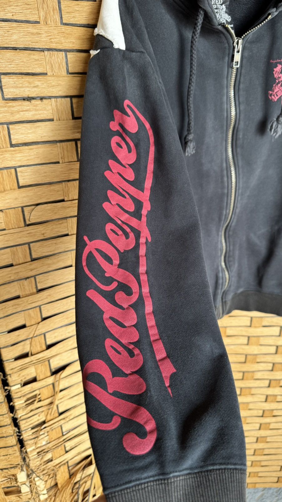 Japanese Brand Vintage Ref Pepper Vintage Denim zipper Hoodie Size US L / EU 52-54 / 3 - 6 Thumbnail