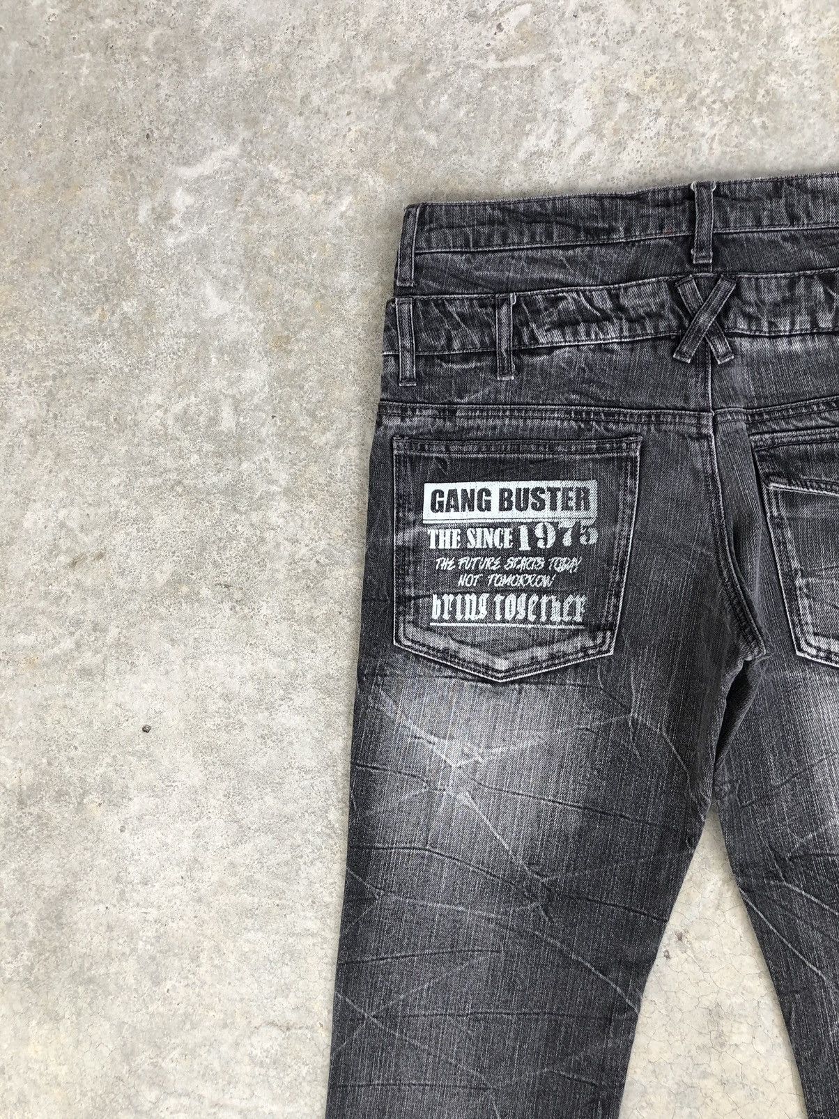 Hysteric Glamour Japanese Double Focus Double Waist Distressed Jeans Size US 33 - 9 Thumbnail