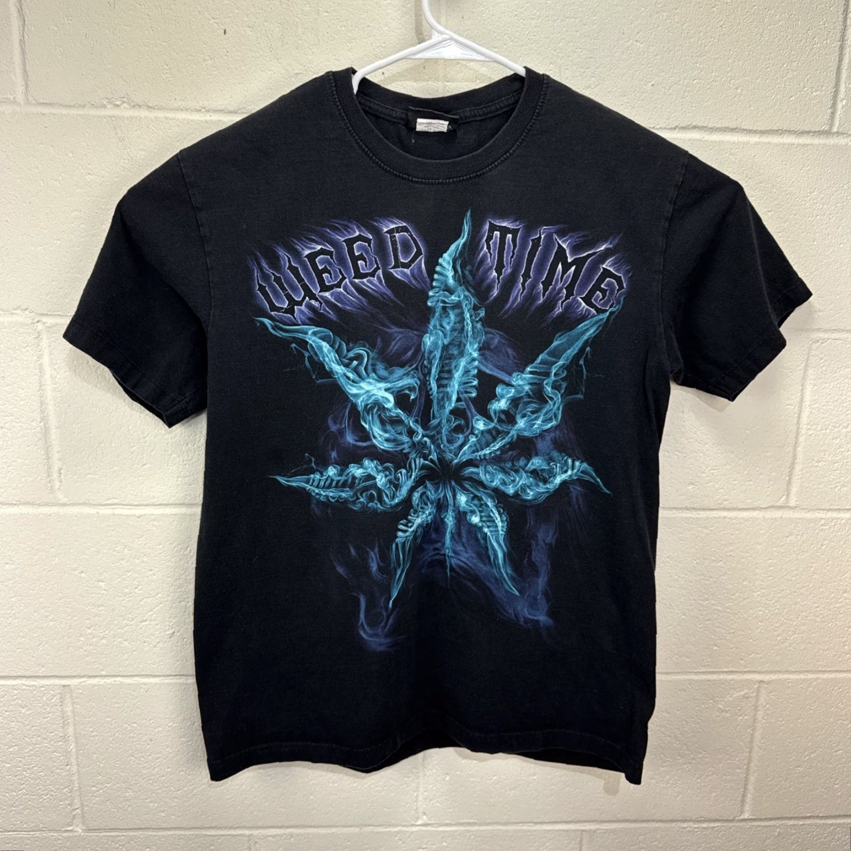 Vintage VINTAGE Jays Rock Black T-Shirt Men Large Weed Pot Leaf Graphic Glow in the Dark 90s Stoner Fashion Size US L / EU 52-54 / 3 - 2 Thumbnail