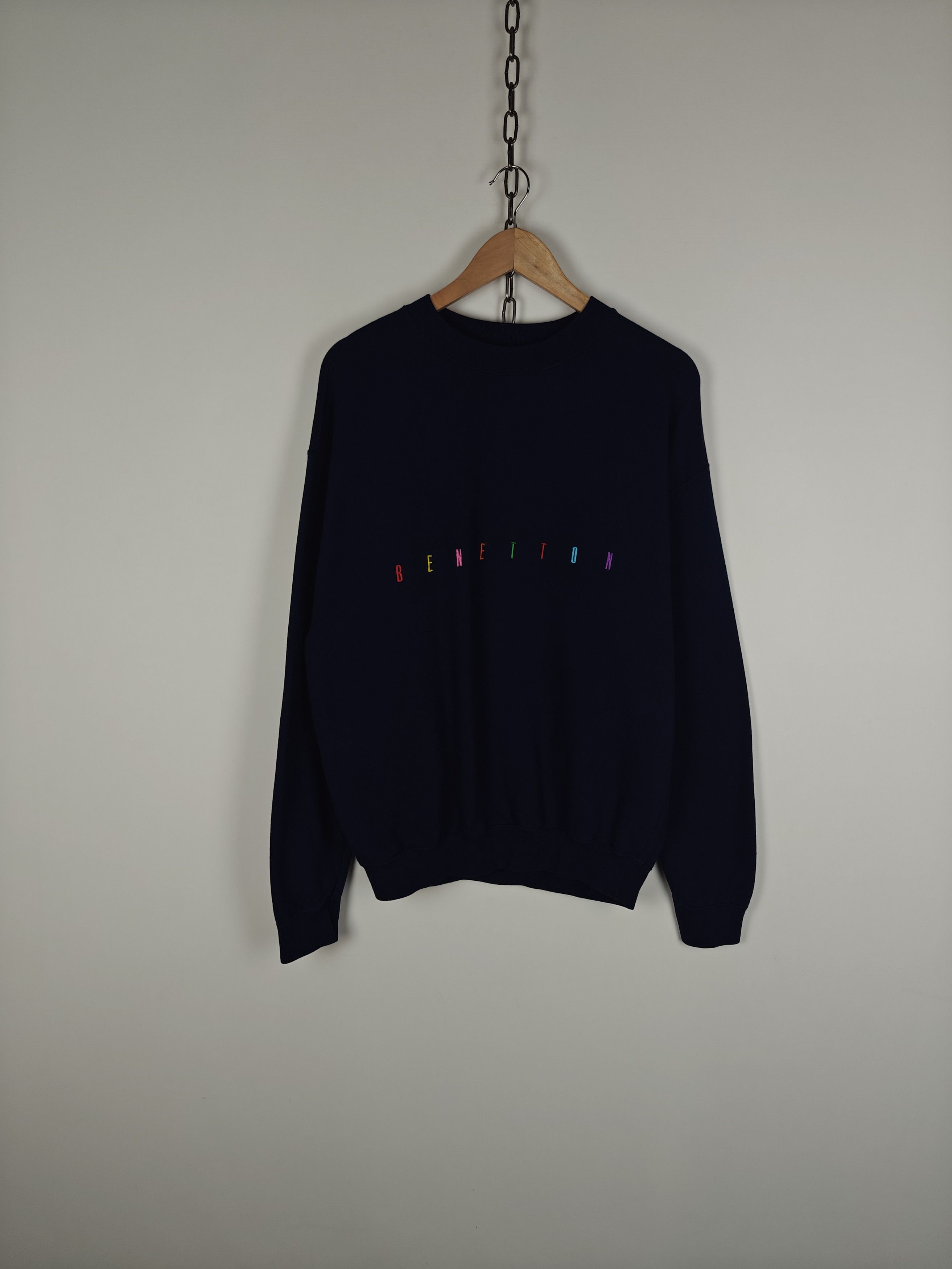United Colors Of Benetton United Colors Of Benetton VTG Sweatshirt Center Logo M Size US M / EU 48-50 / 2 - 1 Thumbnail