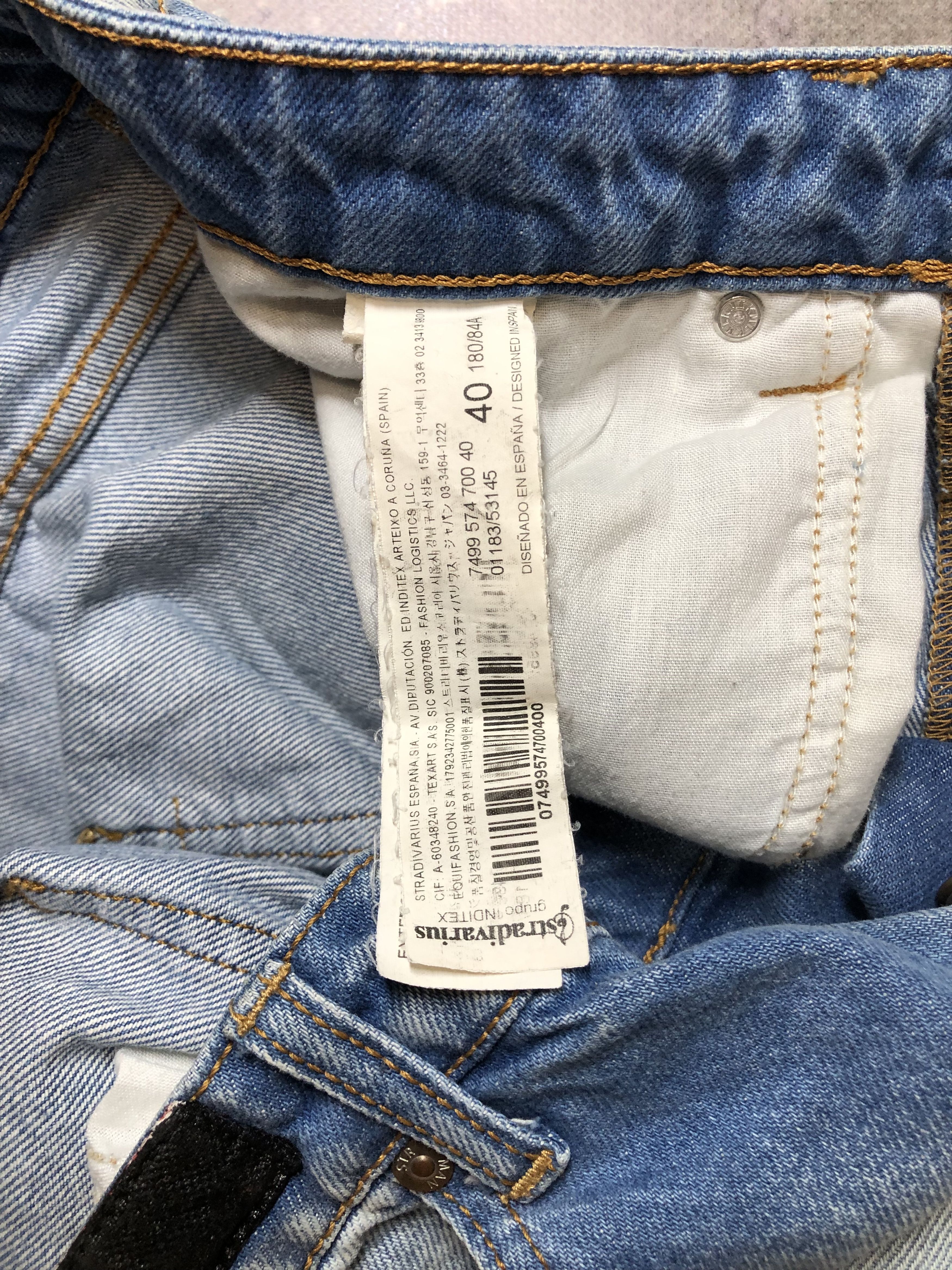 Vintage Stradivarius Distressed Vintage denim Jeans Size US 31 - 6 Thumbnail