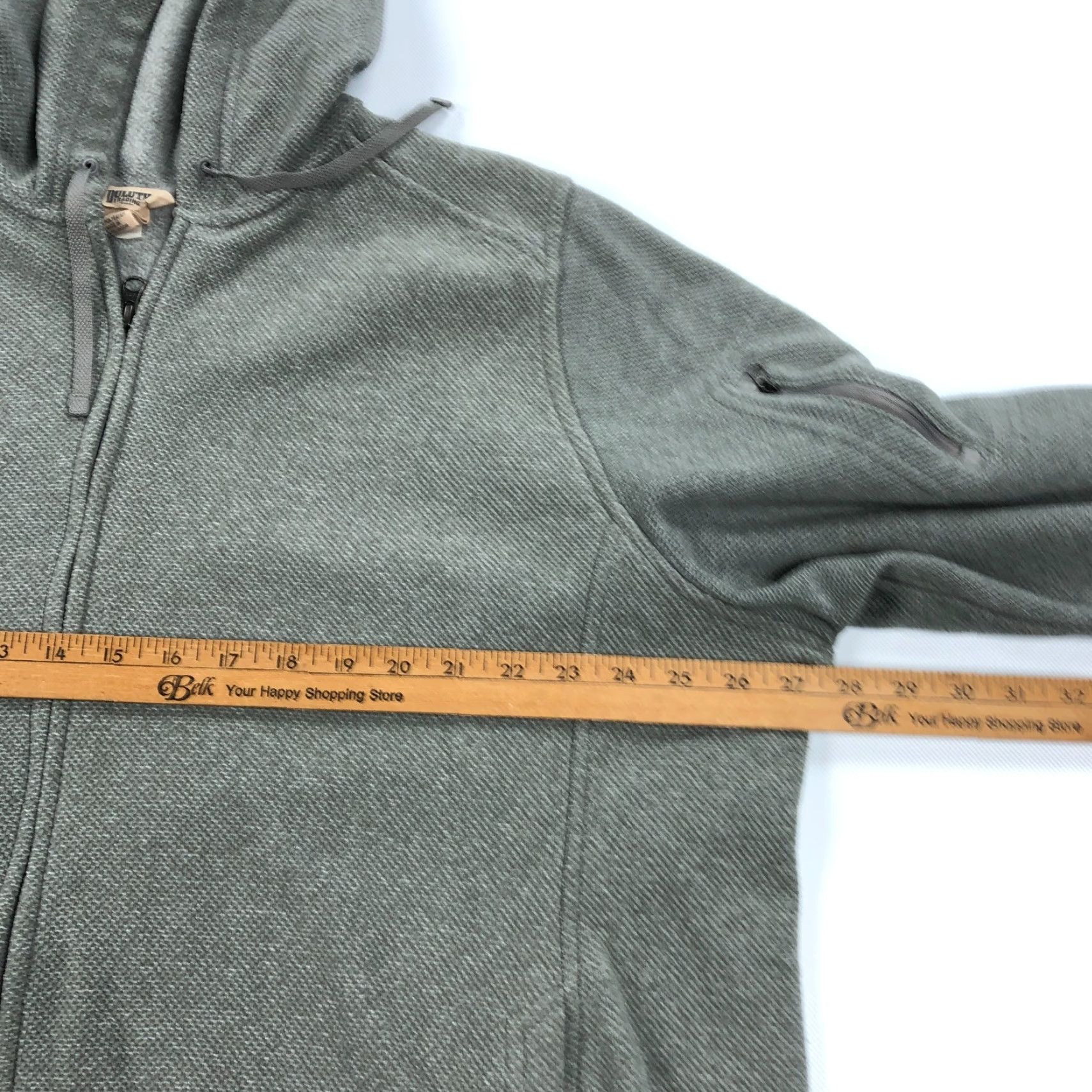 Duluth Trading Company Duluth Sweatshirt Womens 2X Plus Gray Hoodie Tunic Length Thermal Cotton Blend Pockets Shirt/Outerwear Winter Fall Spring Size XXL / US 16-18 / IT 52-54 - 7 Thumbnail
