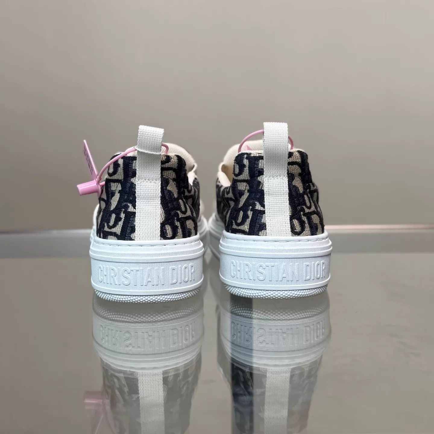 Dior Dior Solar Blue White Print Slip-On Sneaker 37.5 New Unworn Size US 7 / IT 37 - 3 Thumbnail