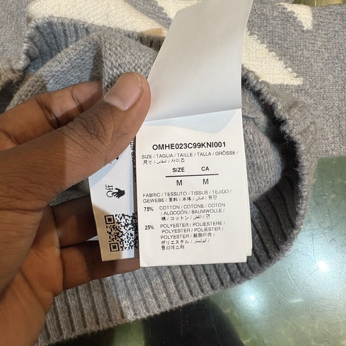 Off-White OFF WHITE LOGO KNITWEAR Size US M / EU 48-50 / 2 - 8 Thumbnail
