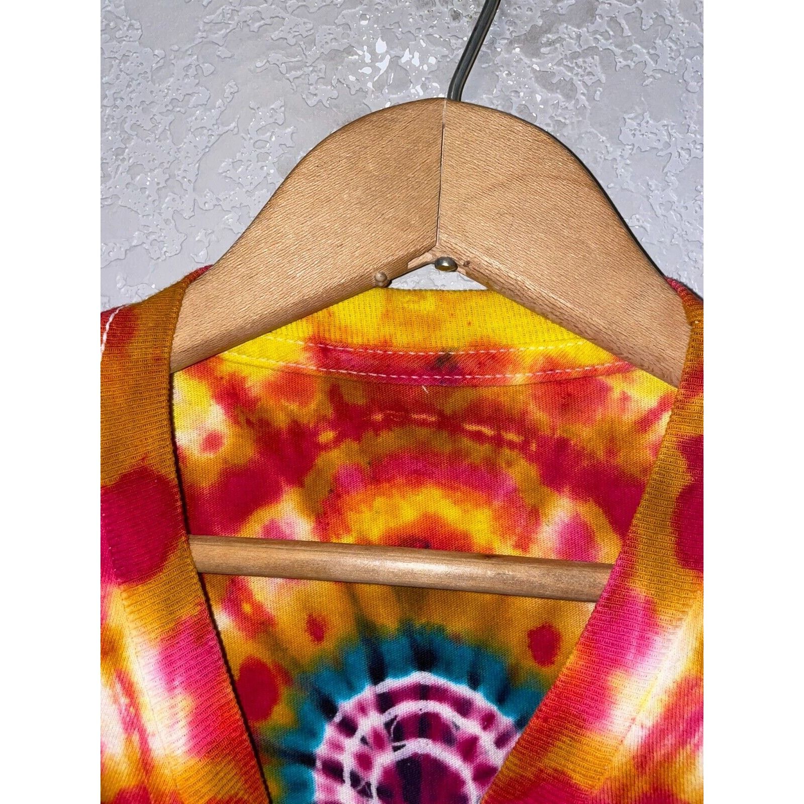 Other Y2K Tye Dye Circles Circle Multicolor Shirt Tee Short Sleeve Size US M / EU 48-50 / 2 - 7 Thumbnail