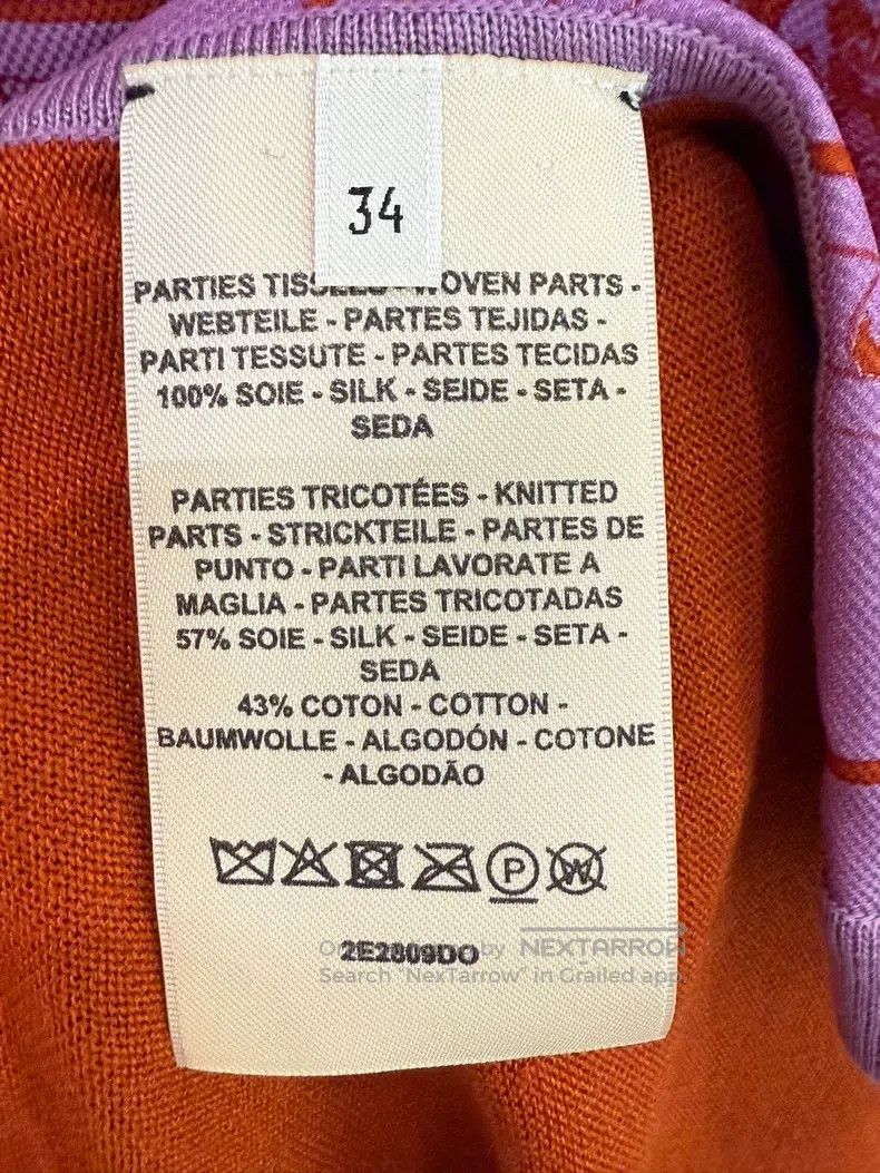 Hermes Hermes Silk Blend Dress Size XXS / US 00 / IT 34 - 5 Thumbnail