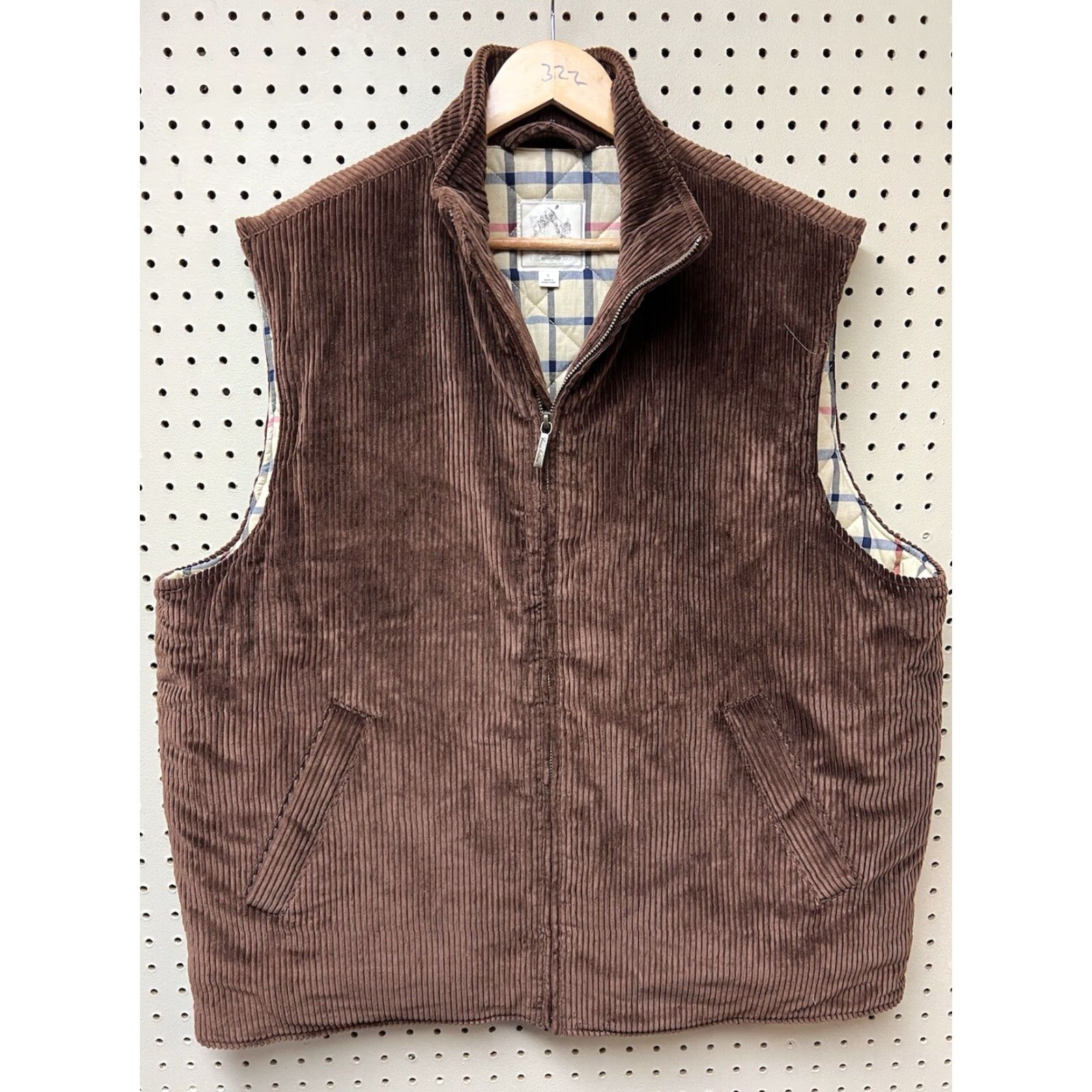 Brooks Brothers Brooks Brothers Vest Corduroy Lined Brown Regular Size L Mens Preppy Vest Mens Brown Corduroy Lined Cotton Wool Padding Size US L / EU 52-54 / 3 - 2 Thumbnail