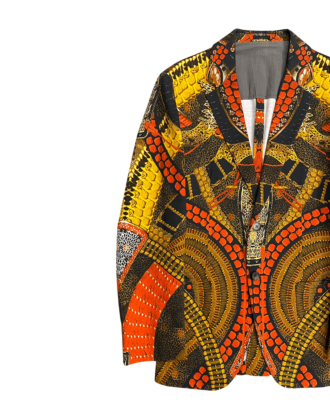 Alexander McQueen Alexander McQueen SS11 Printed Cotton Blazer Size 46S - 6 Thumbnail