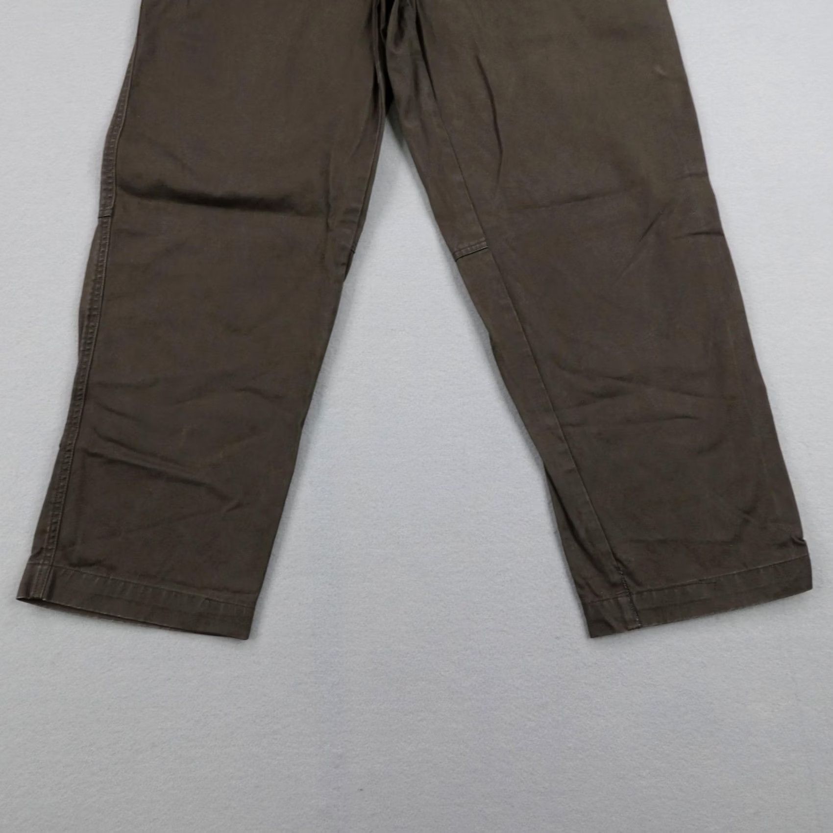 J.Crew VINTAGE J Crew Pants Mens 38x30 Brown Chino Baggy Wide Leg Heavy Twill 90s Y2K Size US 38 / EU 54 - 3 Thumbnail