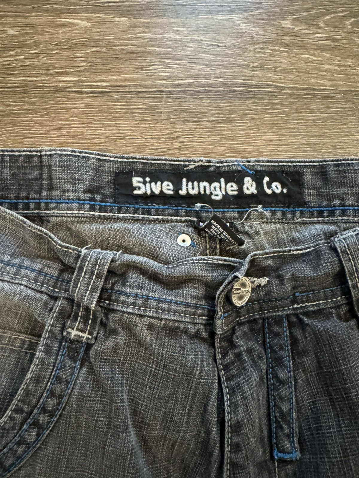 Vintage Five jungle jeans Size US 40 / EU 56 - 2 Thumbnail