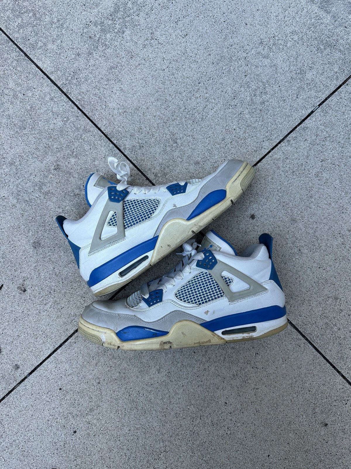 Pre-owned Jordan Brand 2012 Air Jordan 4 ‘military Blue' Shoes