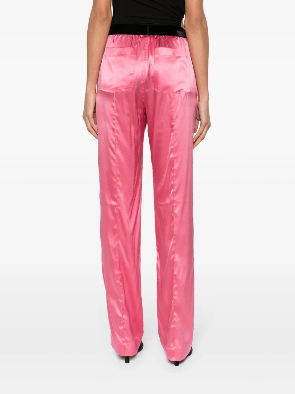 Tom Ford o1y0126 Logo Sweatpant in Pink/Black Size 30" / US 8 / IT 44 - 4 Thumbnail