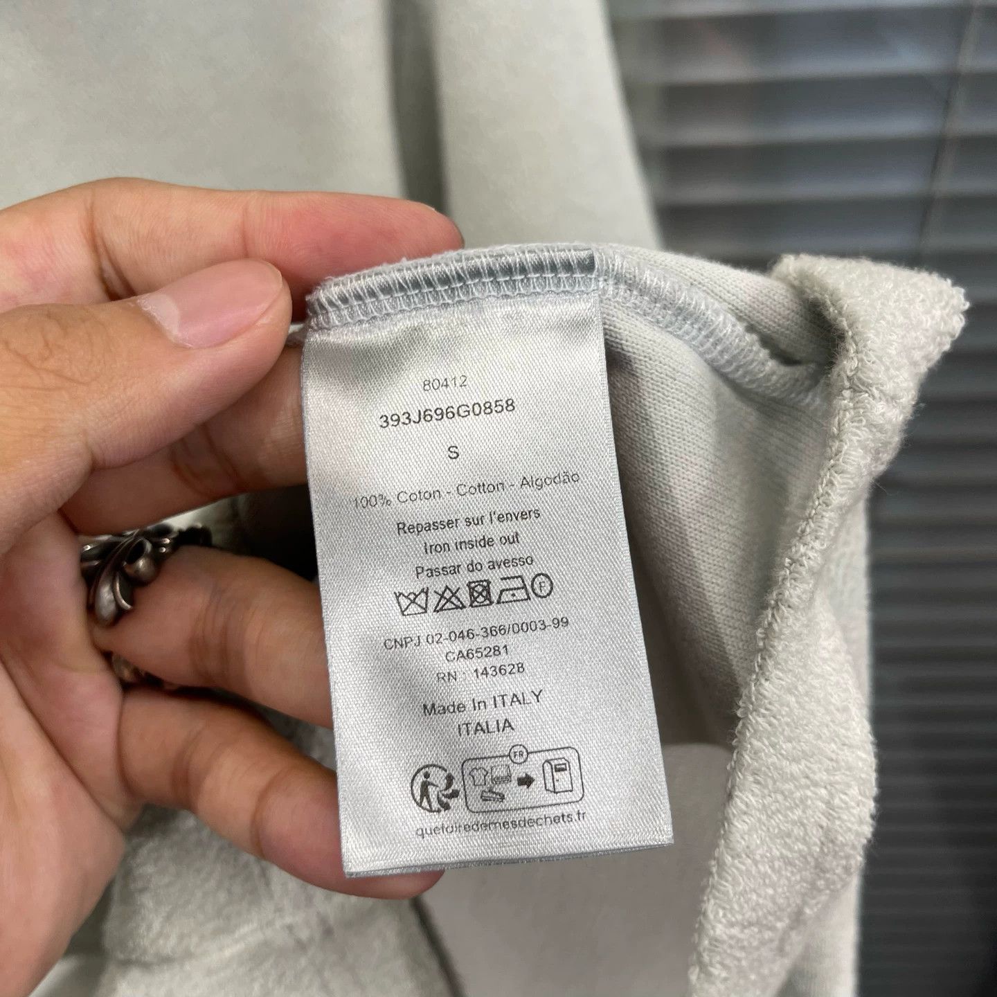 Dior Dior Classic Logo Terry Short Sleeve S 99 N #11423 Size US S / EU 44-46 / 1 - 5 Thumbnail