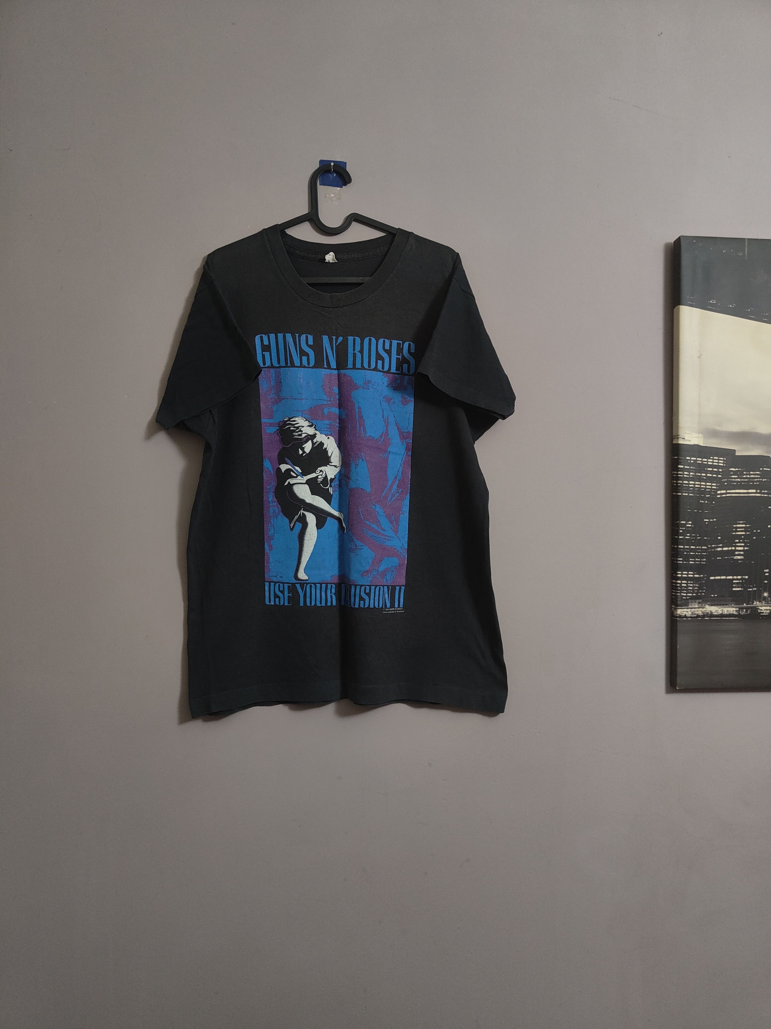 Guns N' Roses Tシャツ Brockum製 ブラック 90s BROCKUM ”METALLICA×GUNS N' ROSES“ t-shirt |