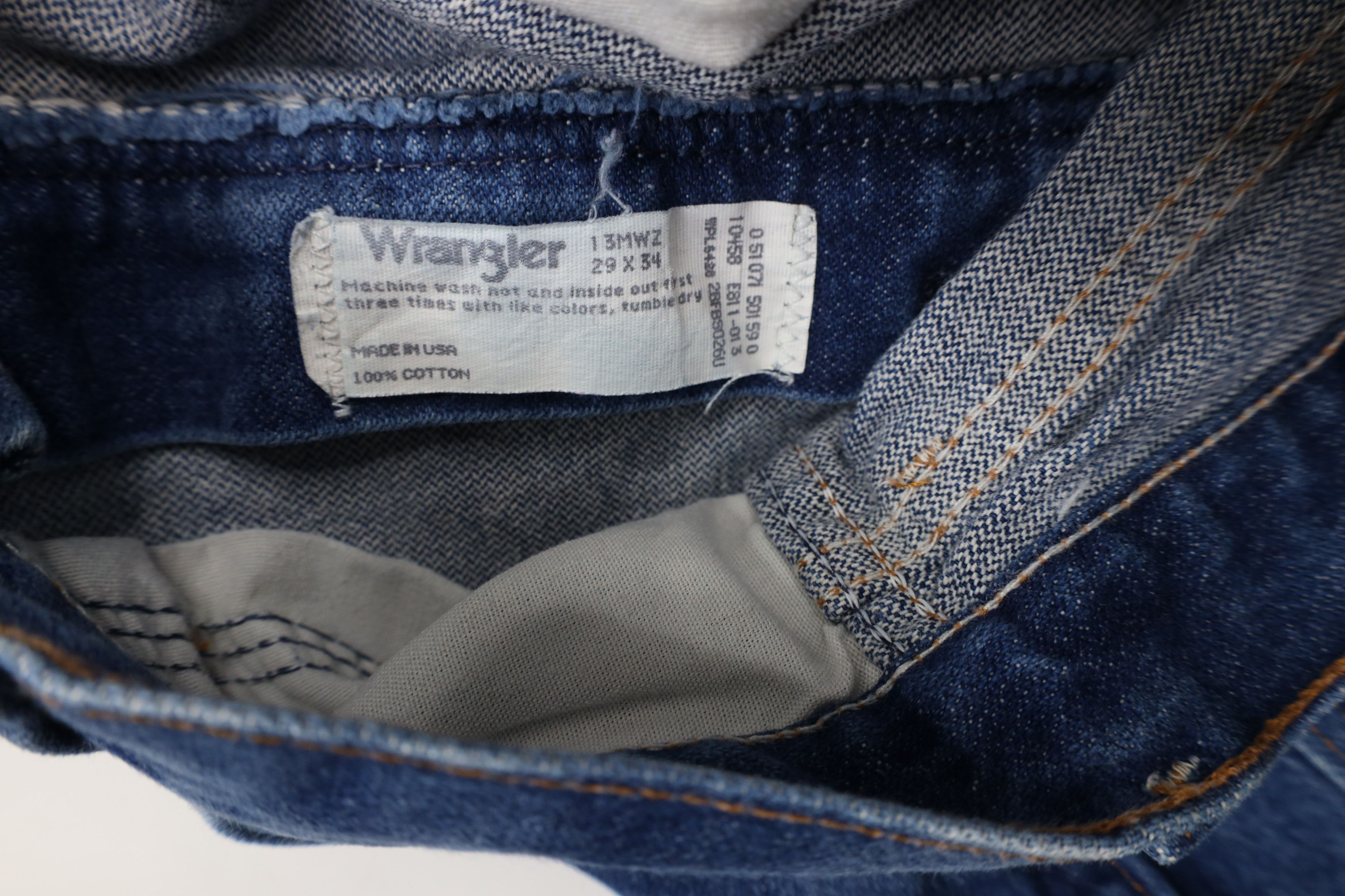 Vintage × Wrangler Vintage 90s Wrangler Flare Bootcut Denim Jeans Blue USA Size US 29 - 8 Thumbnail