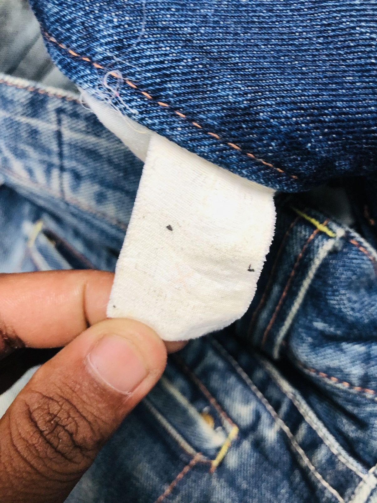 If Six Was Nine Rock Wood Distress Jeans (36) Size US 32 / EU 48 - 10 Thumbnail