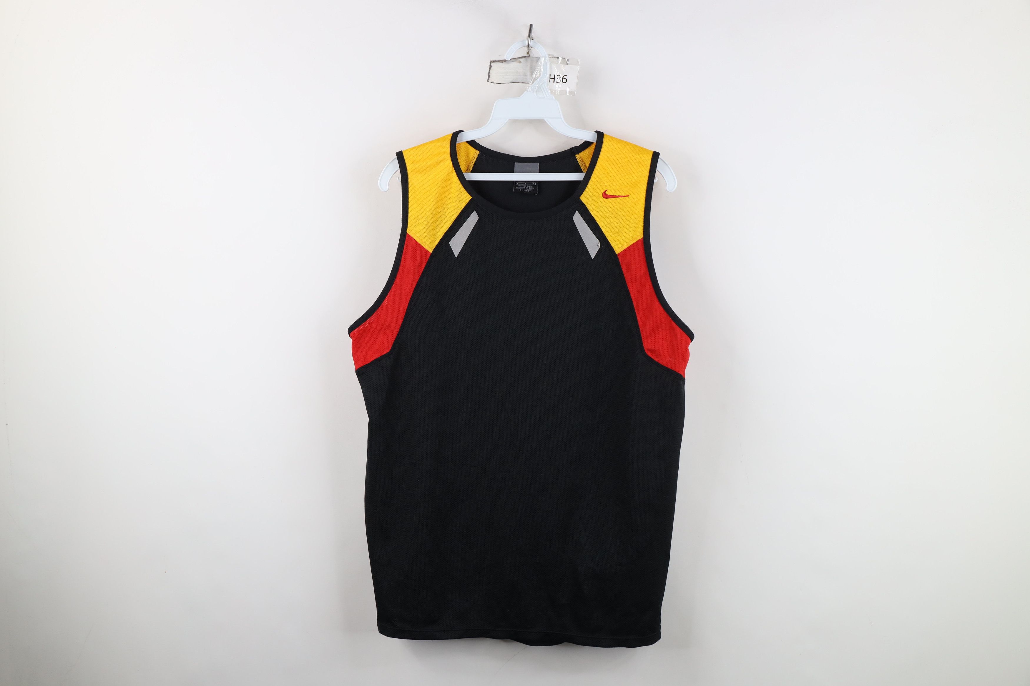 Nike Vintage Nike Mini Swoosh Reflective Tank Top Singlet Jersey Size US L / EU 52-54 / 3 - 1 Thumbnail