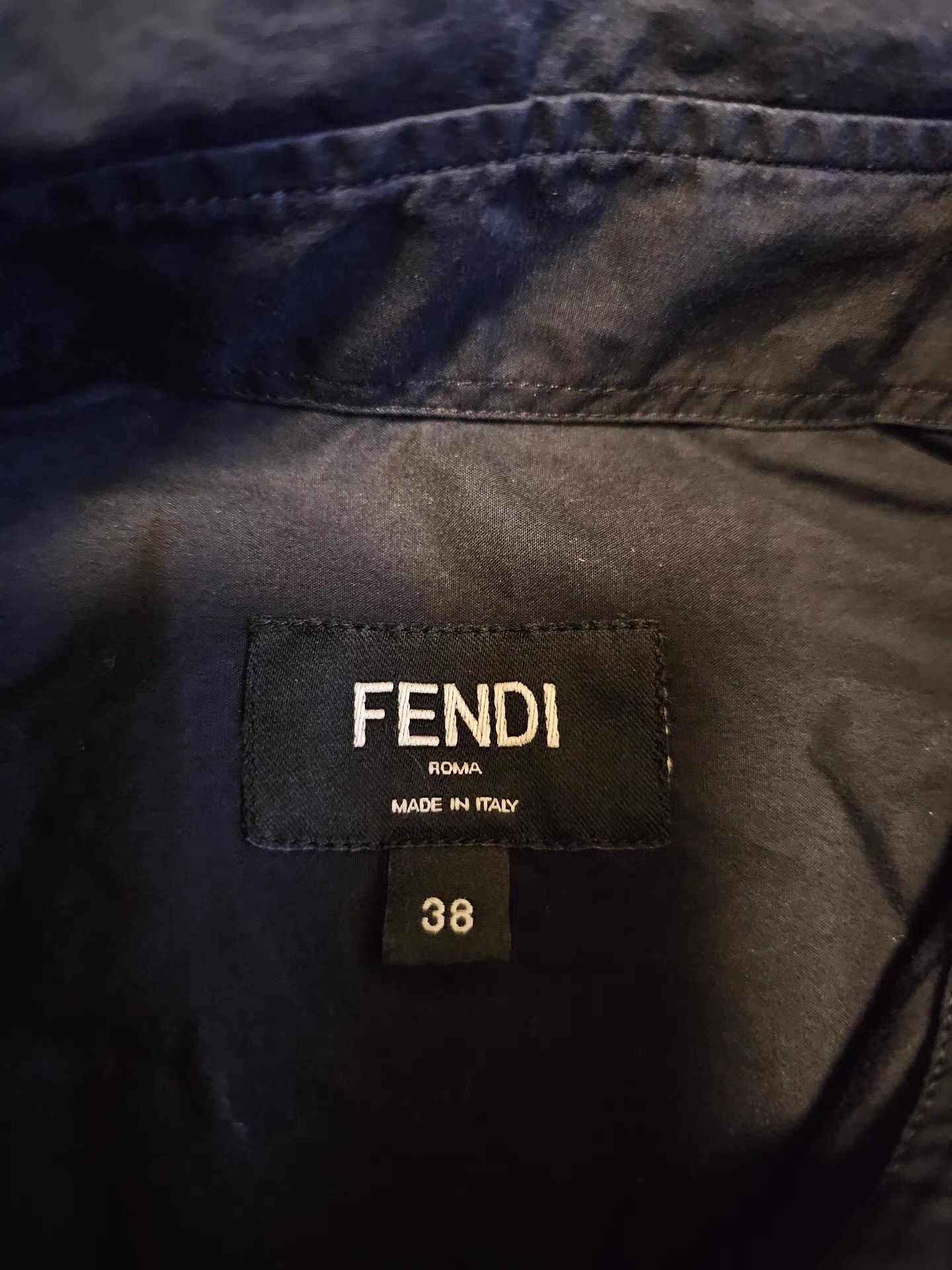 Fendi Fendi Black Shirt Q4 Size US M / EU 48-50 / 2 - 3 Thumbnail