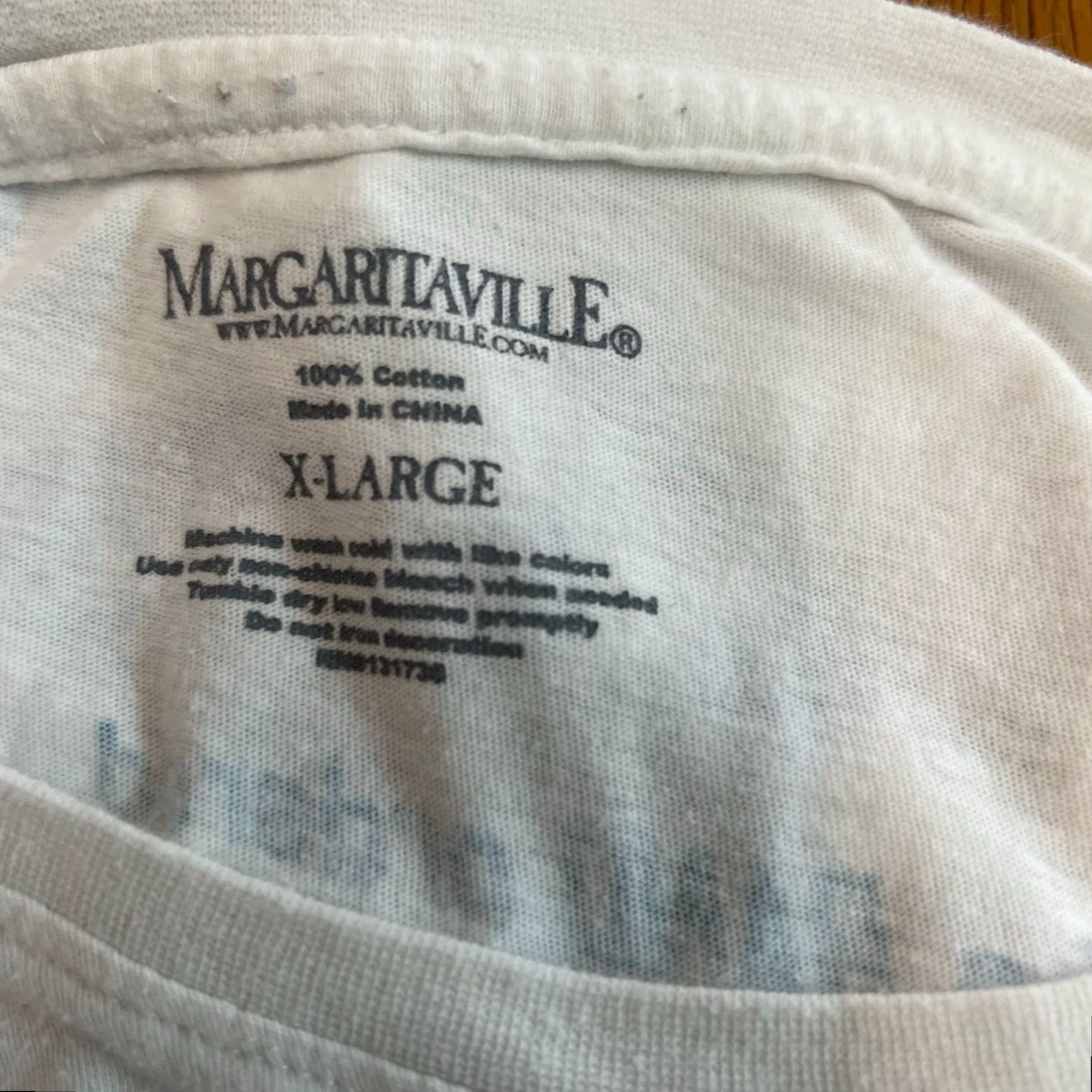 Vintage Margaritaville Graphic T Shirt White XL - Margaritaville Shirt Men 90s Beach Music Sail Decade Theme Size US XL / EU 56 / 4 - 5 Thumbnail