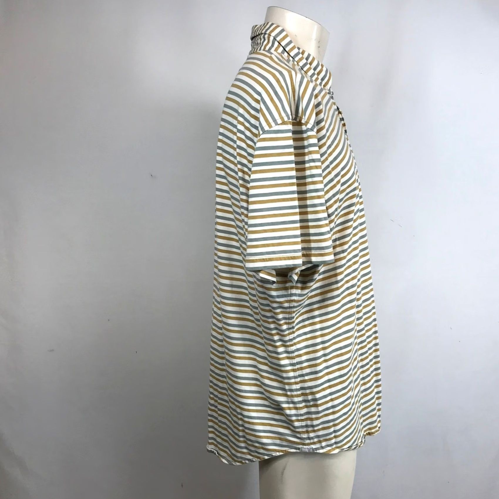 Bonobos BONOBOS Striped Short Sleeve Button-Up Shirt XL Size US XL / EU 56 / 4 - 4 Thumbnail