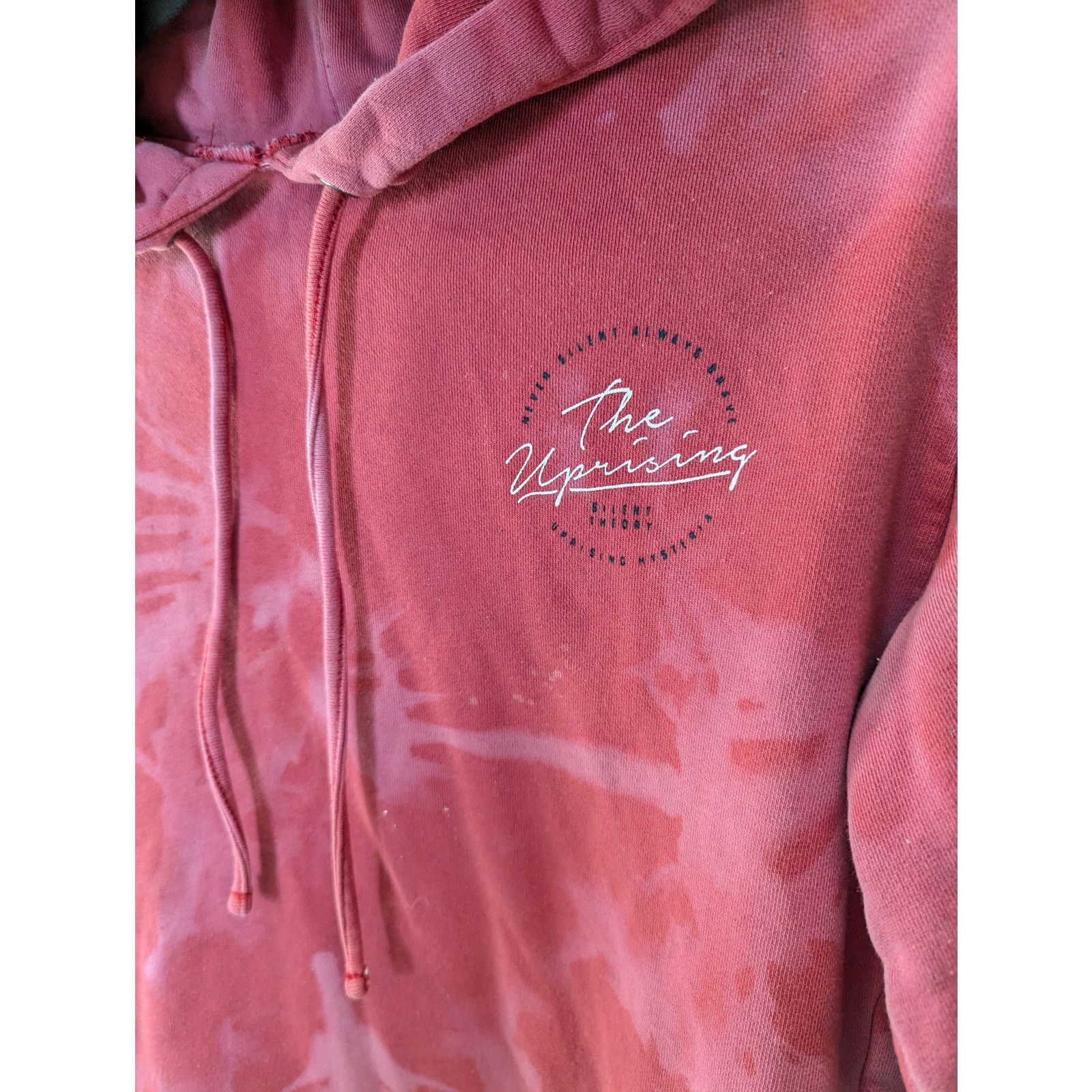 Other Silent Theory Tie-Dye Red The Uprising Hysteria Crop Hoodie Size L / US 10 / IT 46 - 4 Thumbnail