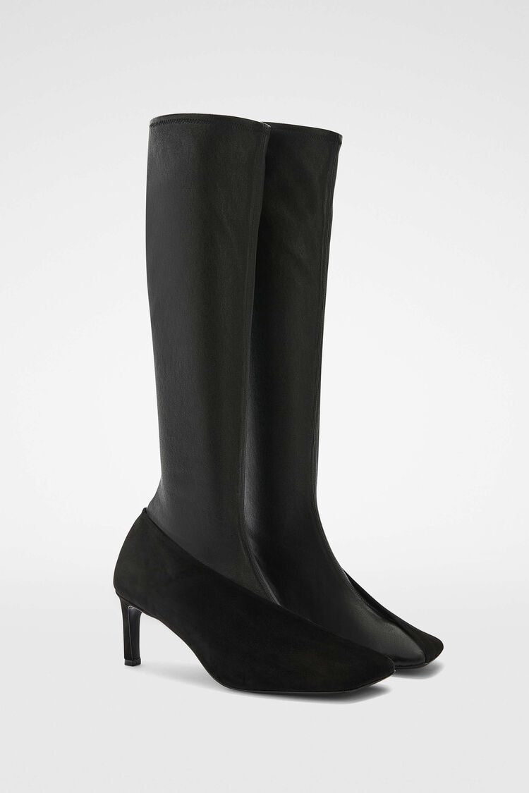 Jil Sander o1w1db10825 Knee Boots in Black Size US 11 / IT 41 - 3 Thumbnail