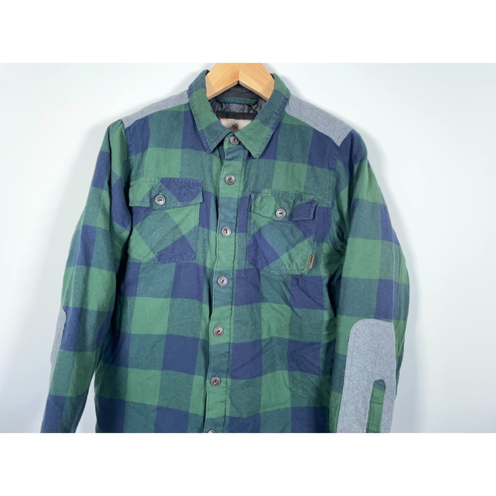 Vintage Legendary Whitetails Flannel Shirt Jacket Adult Large Green Blue Plaid Shacket Size US XL / EU 56 / 4 - 4 Thumbnail