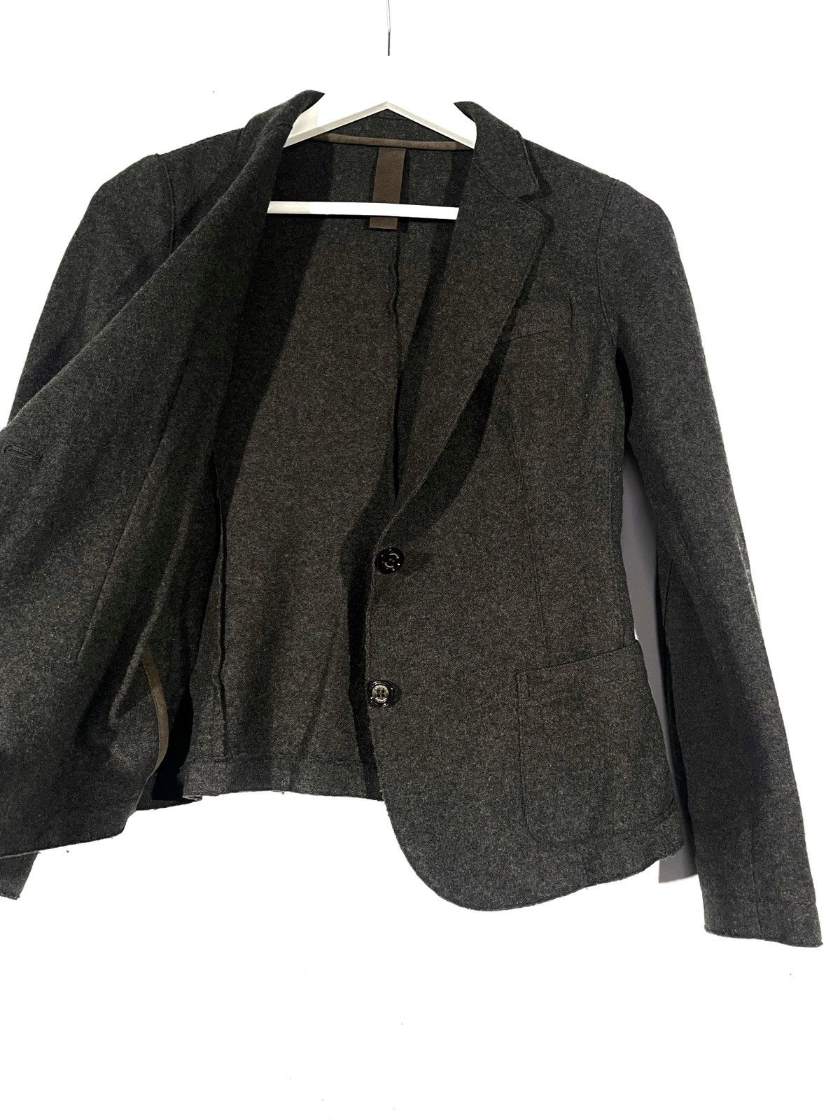 Eleventy Eleventy Women Wool Brown Blazer Size 40 Size XS Made Italy Size XS / US 0-2 / IT 36-38 - 6 Thumbnail