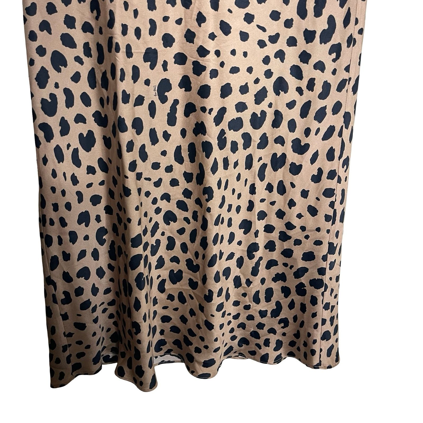 Realisation Par REALISATION The Naomi Silk Skirt Wild Things Leopard Gold M Size 27" / US 4 / IT 40 - 3 Thumbnail