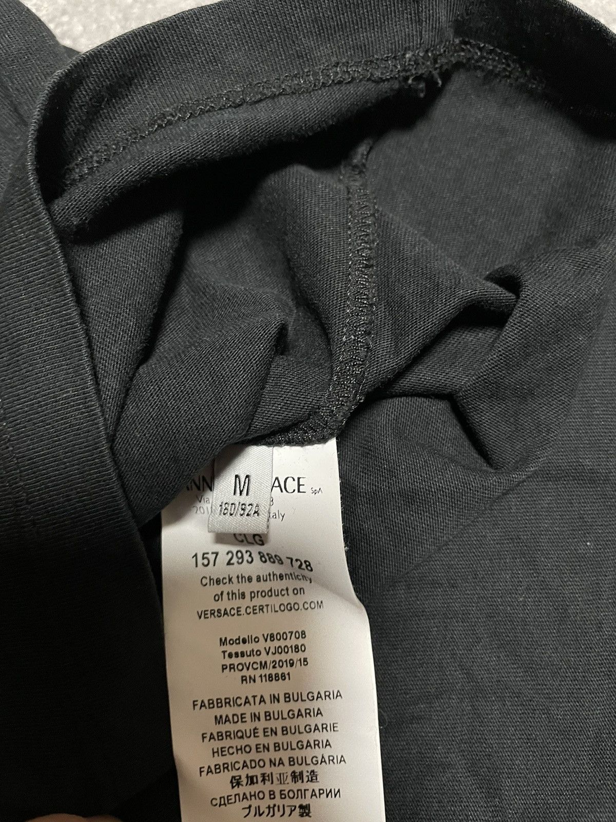 Valentino Vintage 90s Versace Medusa Archive Black Polo Tee Size US M / EU 48-50 / 2 - 5 Thumbnail