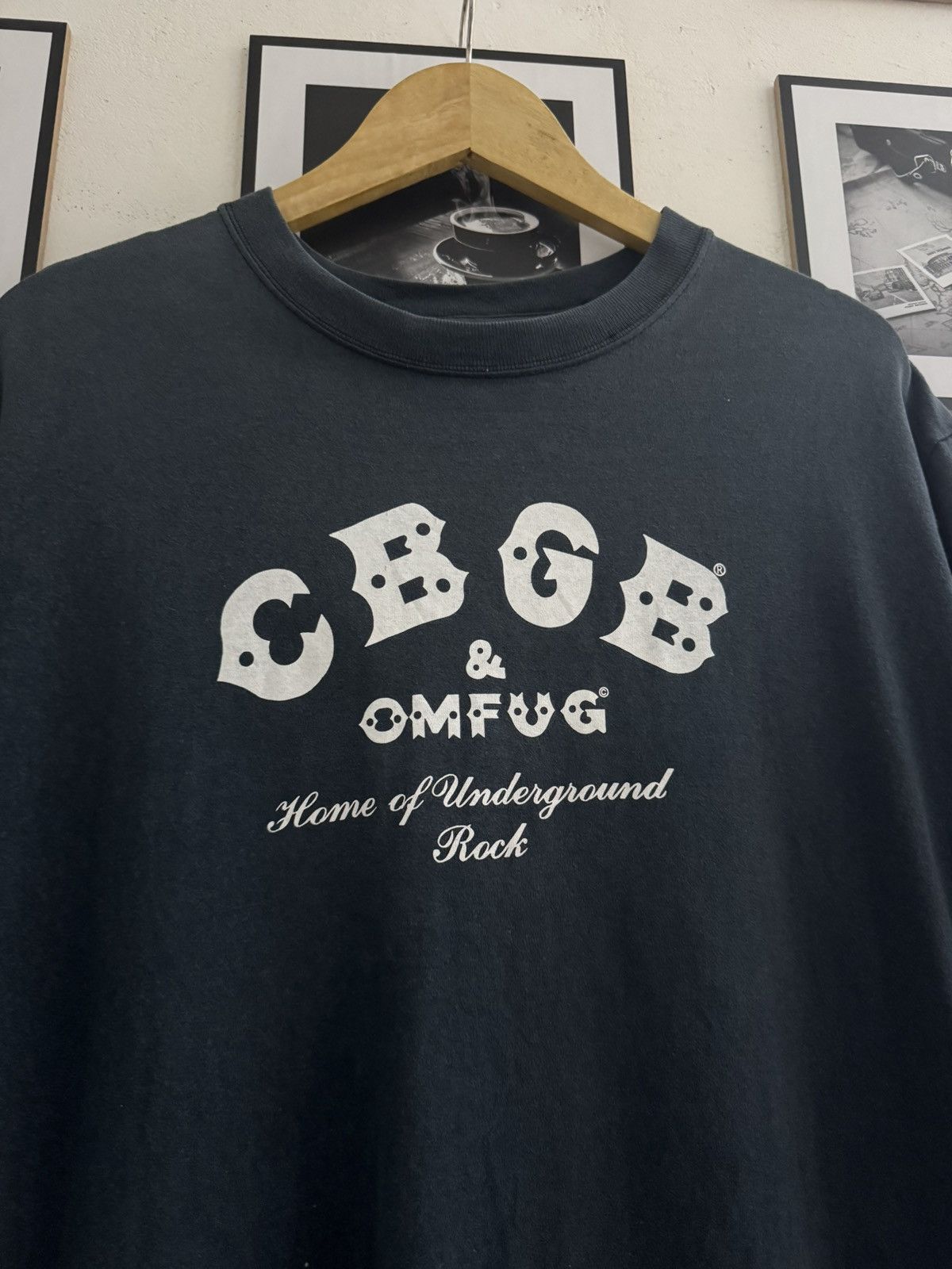 Vintage THRASHED DISTRESSED CBGB & OMFUG TSHIRT Size US M / EU 48-50 / 2 - 2 Thumbnail