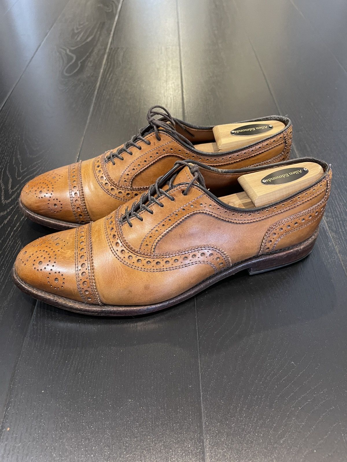 Allen Edmonds Allen Edmonds Strand Cap-toe Brown Oxford Size US 7.5 / EU 40-41 - 2 Thumbnail