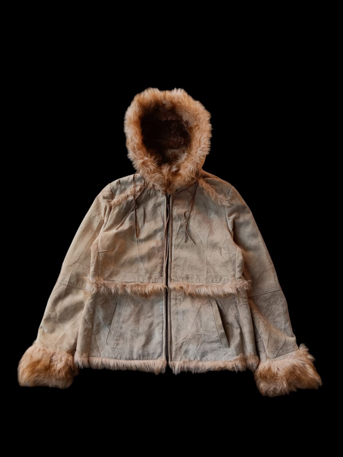 Vintage Avanti NewYork suede fur hoodie style jacket Size US M / EU 48-50 / 2 - 4 Thumbnail