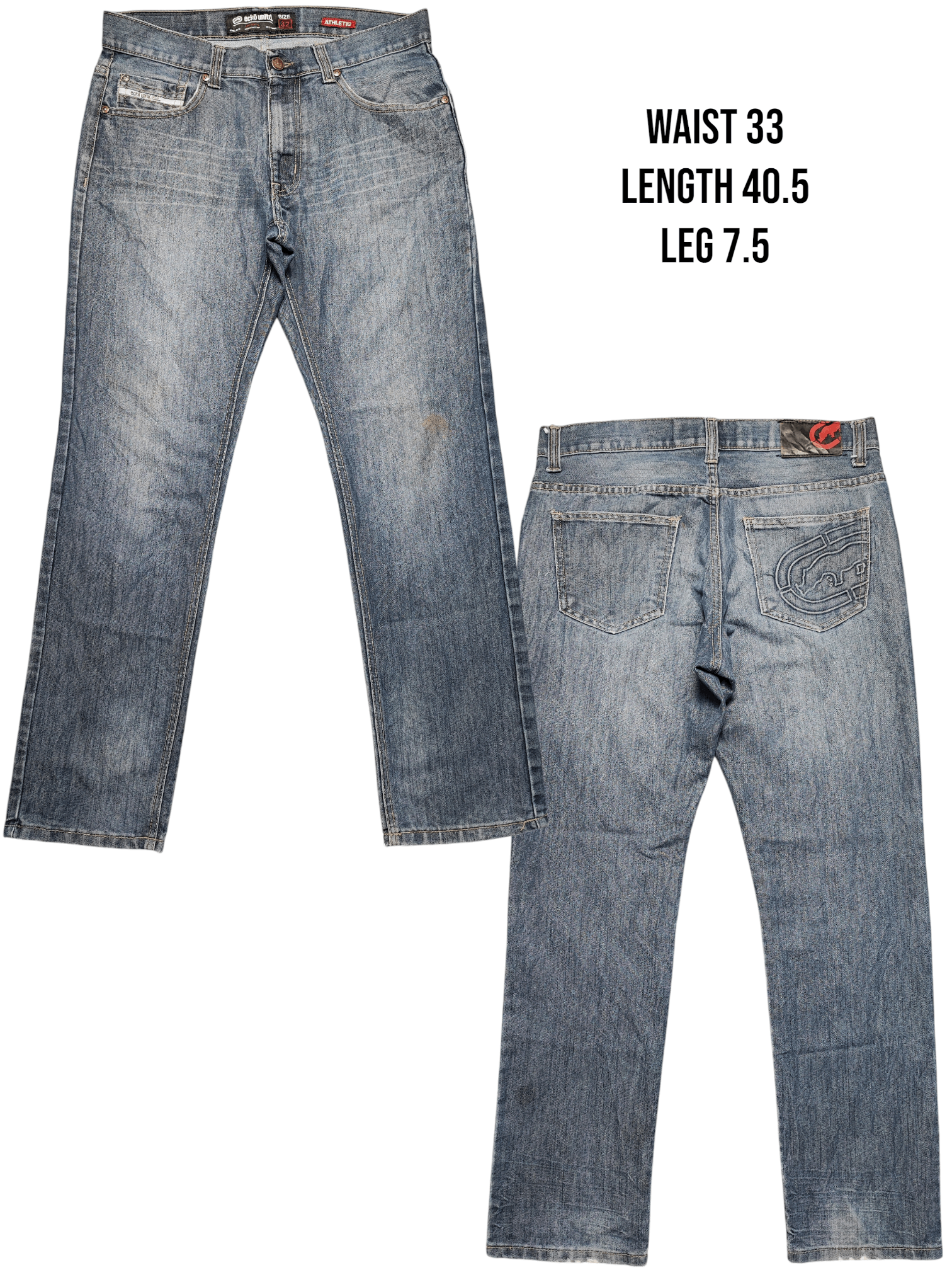 Ecko Unltd. × Jean × Vintage Ecko Unltd Grunge Jeans Size US 33 - 1 Thumbnail