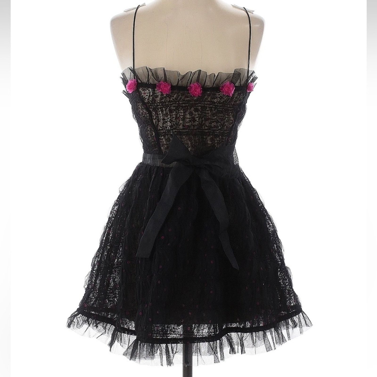 For Love & Lemons For Love & Lemons Delphina Mini Dress - Size XXS Size XXS / US 00 / IT 34 - 4 Thumbnail
