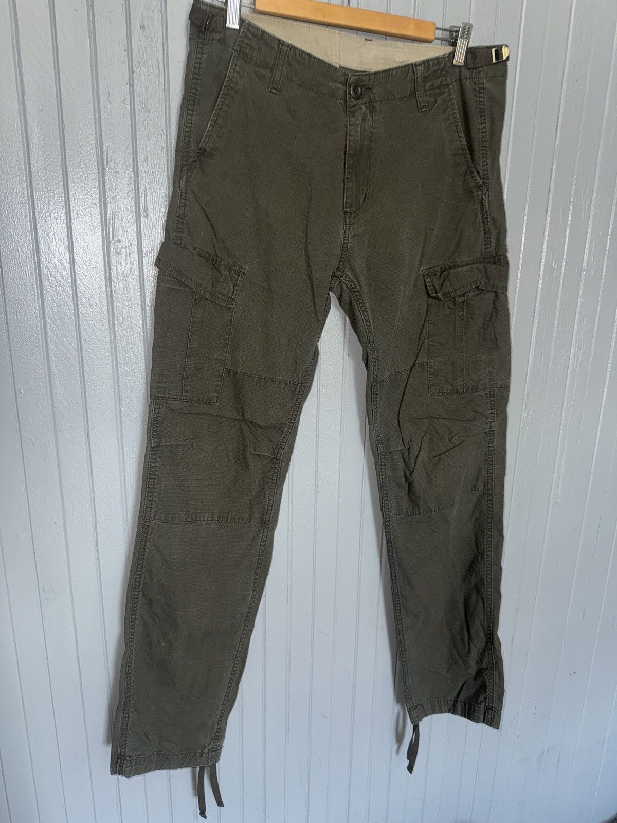 Carhartt Carhartt Aviation Cargo Pants Olive Green 31x32 Size US 31 - 3 Thumbnail