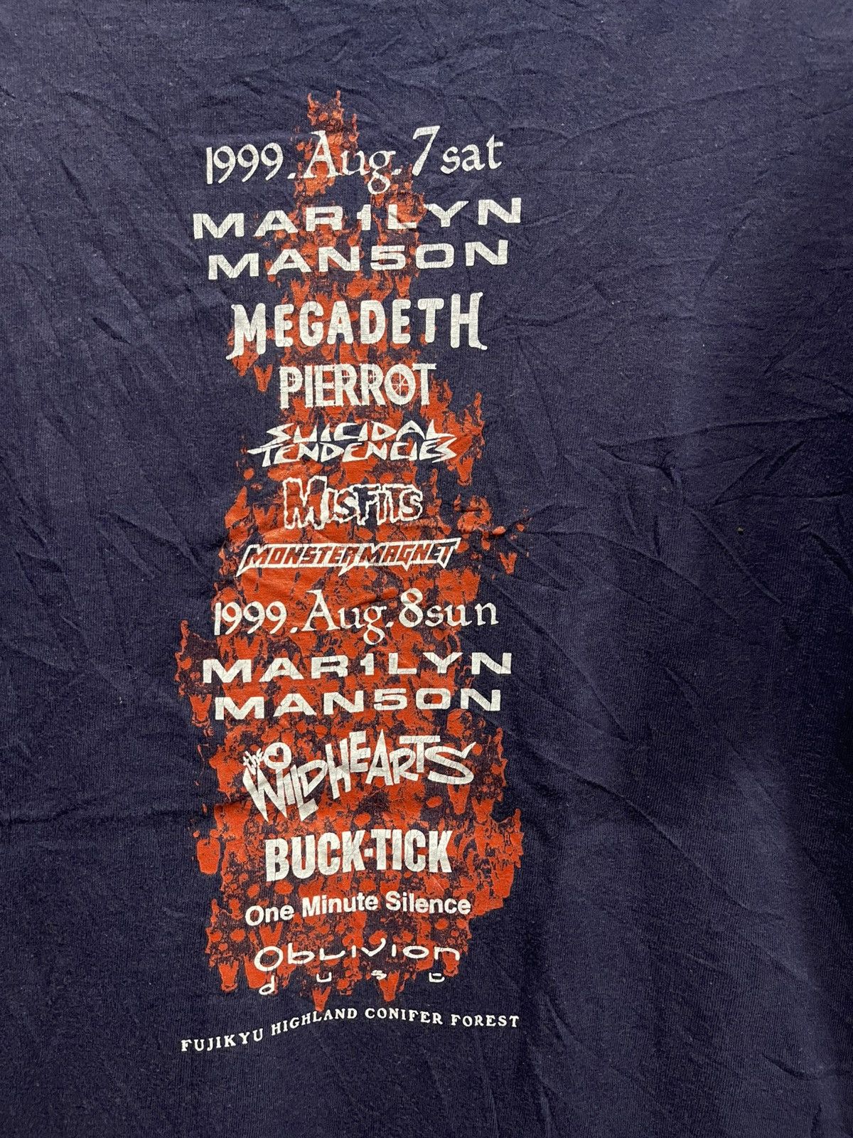 Band Tees Vintage Sunfaded Beautiful Monsters Tour🔥🔥🔥 Size US M / EU 48-50 / 2 - 5 Thumbnail