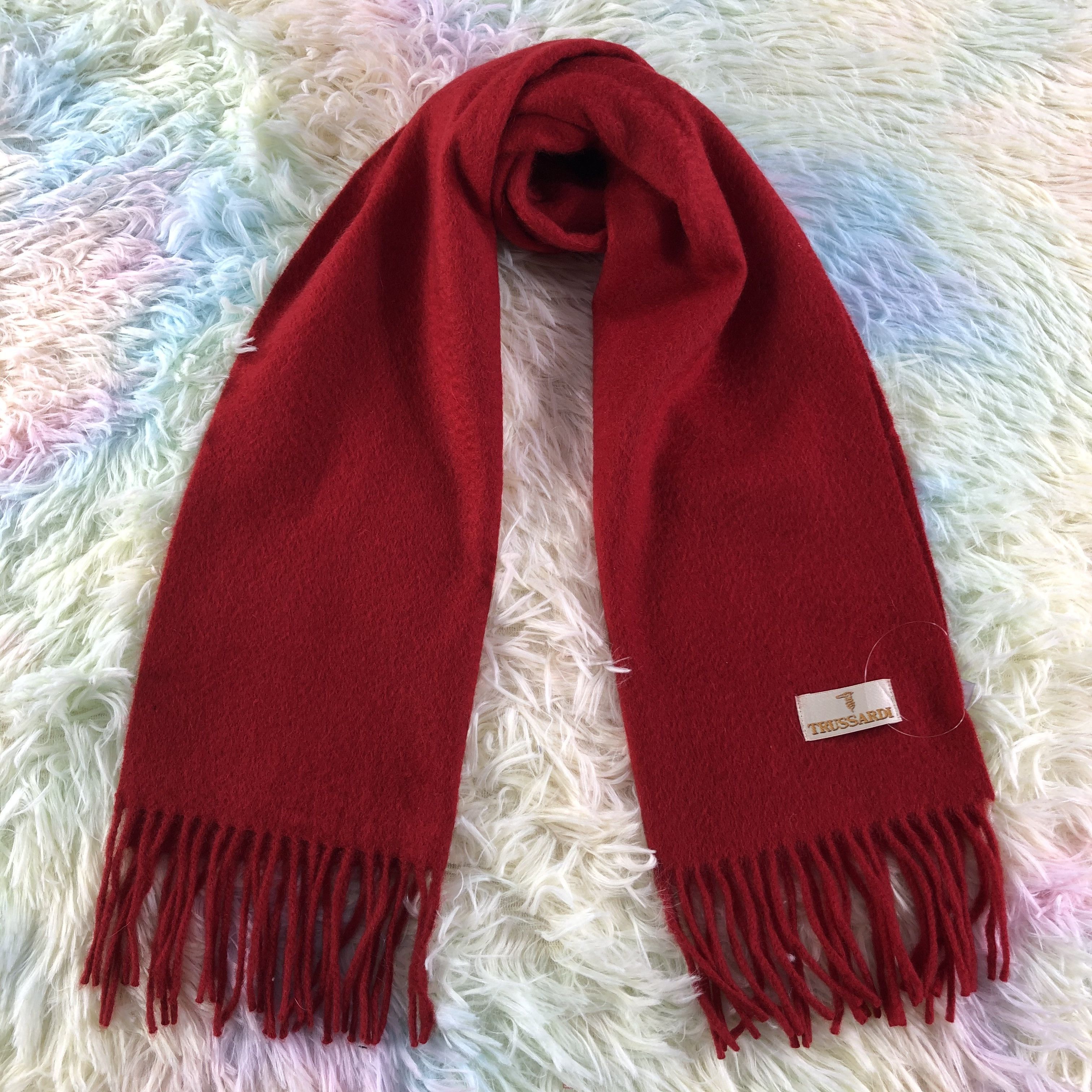 Trussardi × Vintage Trussardi Scarf / Muffler / Neckwear - KM418 Size ONE SIZE - 1 Thumbnail