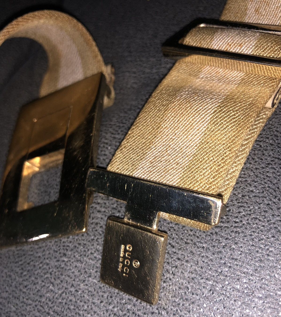 Gucci × Vintage Vintage Gucci Belt Elastic Stretchable Unisex Size ONE SIZE - 10 Thumbnail
