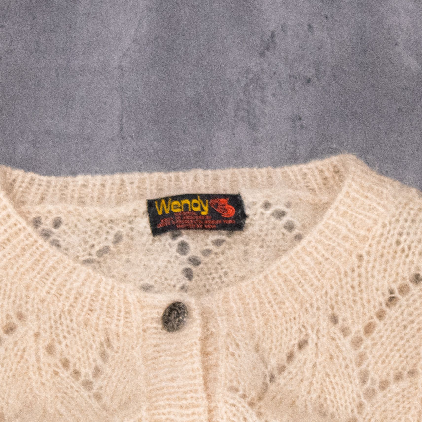Japanese Brand Vintage VTG 1980's Mohair Cable Knit Baggy Oversize Cardigan Size US M / EU 48-50 / 2 - 6 Thumbnail