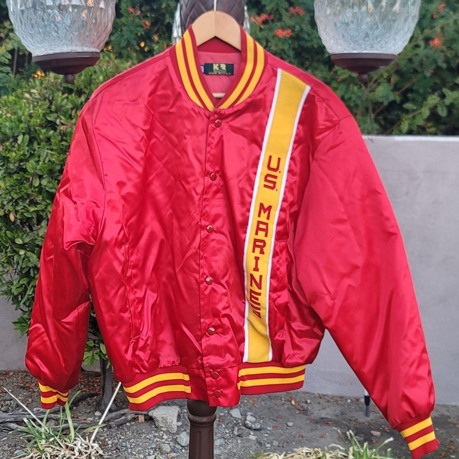 The Unbranded Brand Vtg 80s US Marines Bomber Jacket Size US M / EU 48-50 / 2 - 1 Thumbnail
